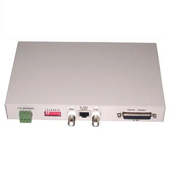 Telecommunication equipment V35 over E1 converter analog to fiber converter