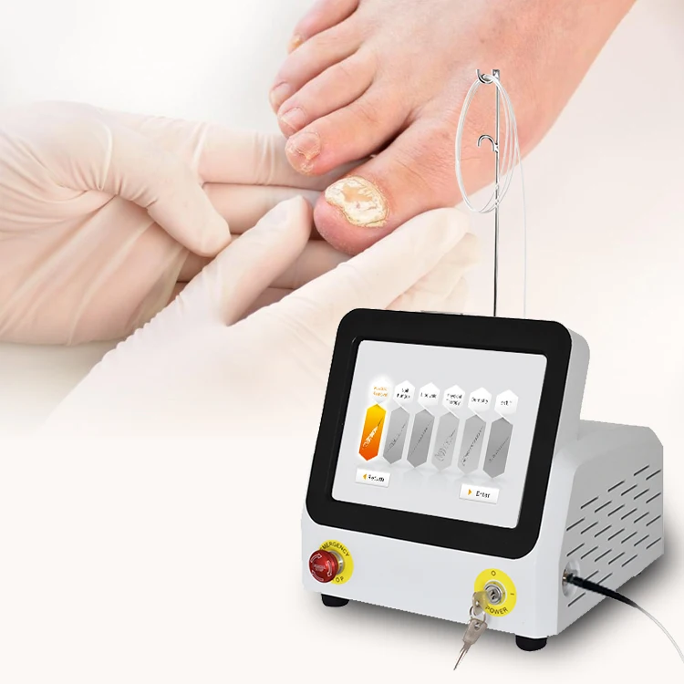 High power 60w nails onychomycosis toe nail fungus treatment machine new product 980nm diode laser for podiatry