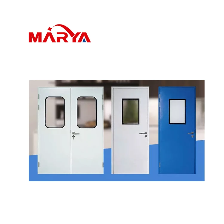 Shanghai Marya China Supplier CE Standard Pharma Modular Double-sealed Stainless Steel Door for Cleanroom System