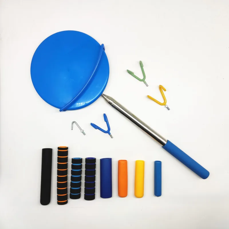 Functional Disc Golf Retriever Pole Stainless Steel Telescoping Golf Grabber Tool