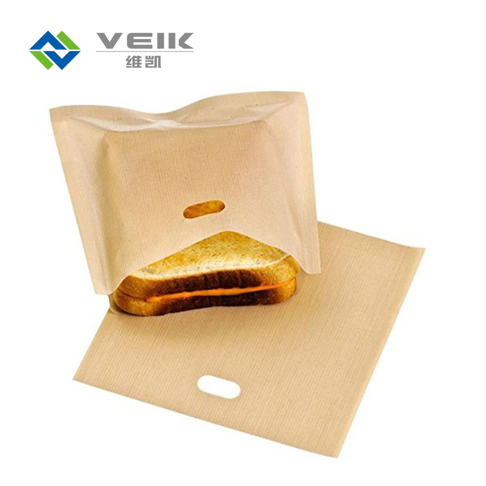 Hot Seller PTFE Oven Use Bags / Toaster bag / Microwave Popcorn Bag