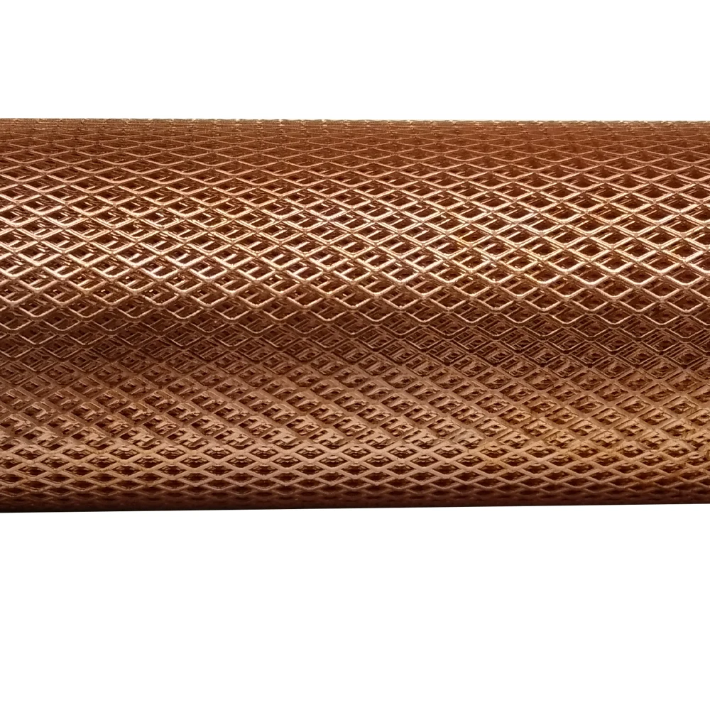 High-quality Precision Expanded Copper 21mm-1000mm Mesh Tailored Expanded Copper Foil Mesh For Lithium Battery