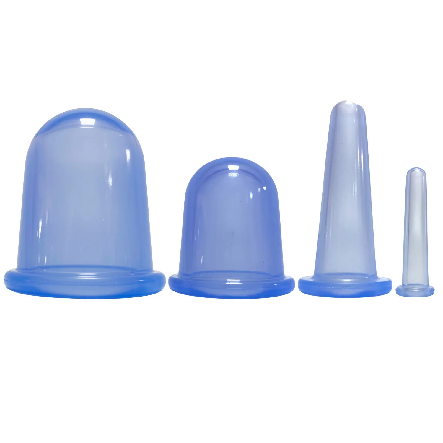 Silicone Anti Cellulite Vacuum Cup Cupping Therapy Sets Silicone Cupping Cup Facial and Body Massage Cups Set