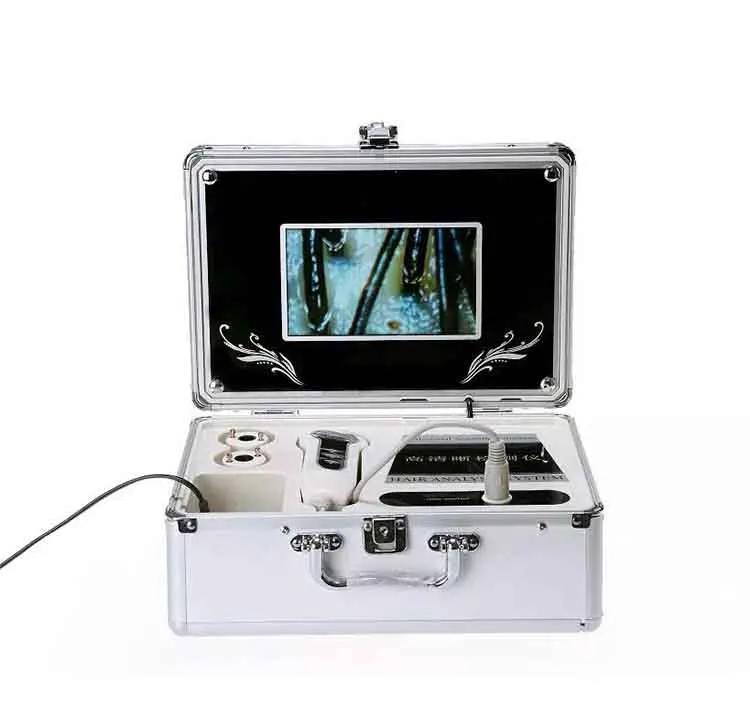 Hot Selling With A Case Boxy Portable Analyzer For Skin And Hair Test And Camera Skin Scanner Scope