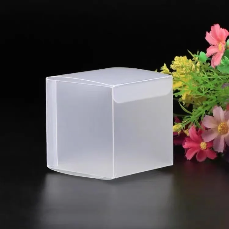 Hot Selling Custom Blank Frosted Packaging Box Transparent PVC Plastic Box