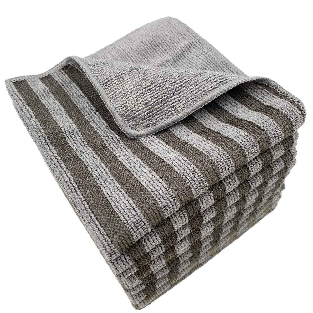 Stainless Steel Microfiber Cleaning Cloth for Kitchen Multi-Purpose Non-Scratch Cleaning Towel
