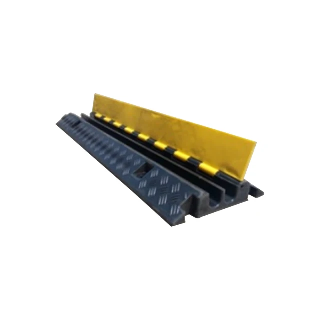 Rubber guard dog Cable protector 2 channel, Cable protector speed bumper bumps, cable protector ramps for using Various places