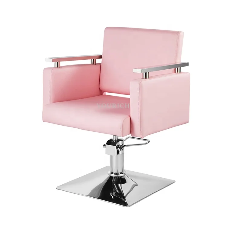 Pink Salon Products Beauty Hairdressing Salon Chair Modern Hair Salon Equipment