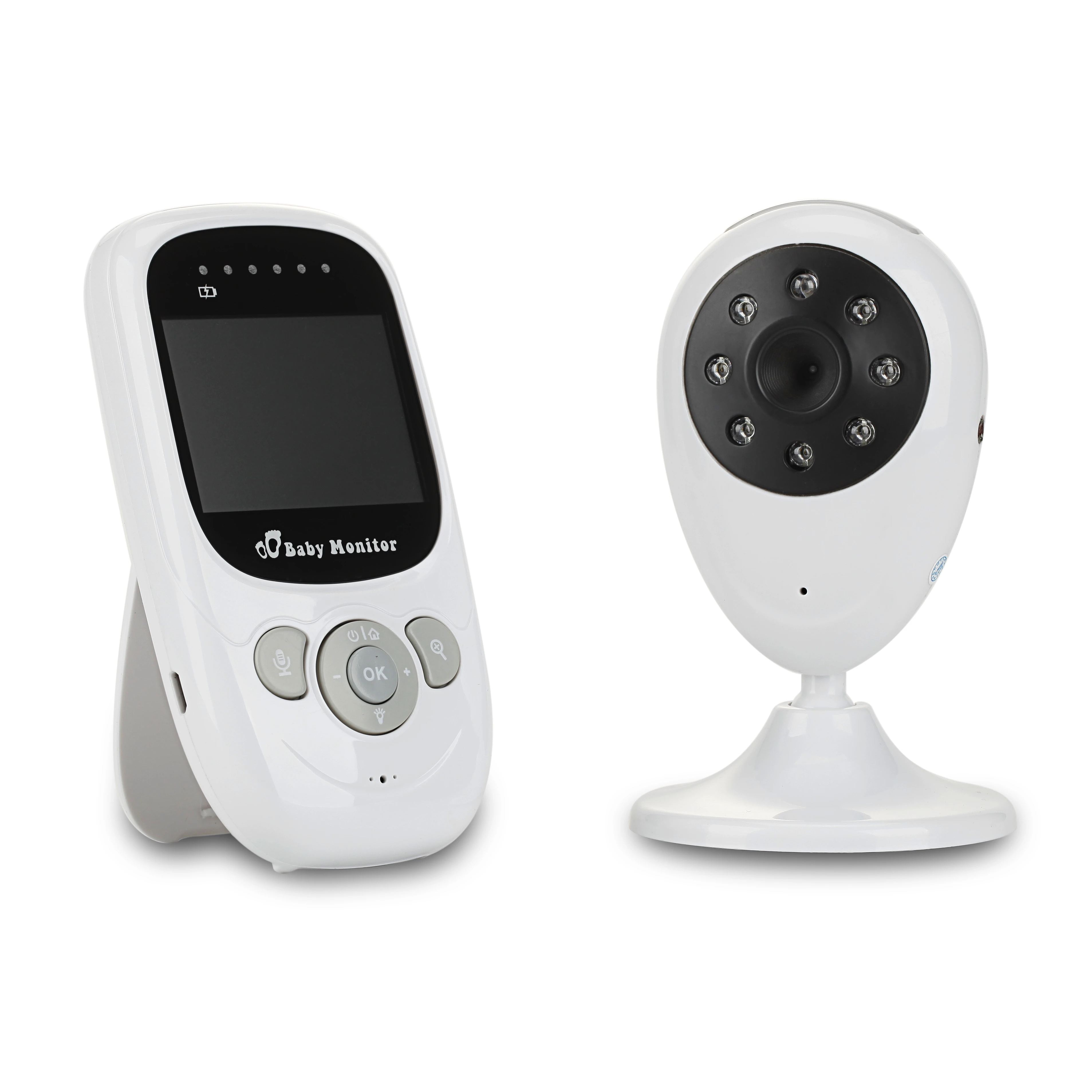LCD Display wireless baby monitor two-way talk night vision video smart baby monitor