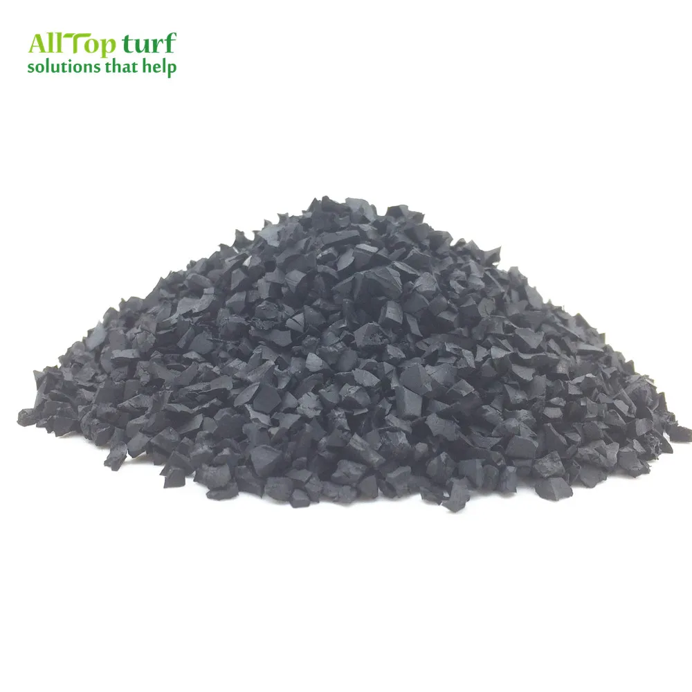 1~3mm Natural Black rubber granules infill for artificial grass sports fields