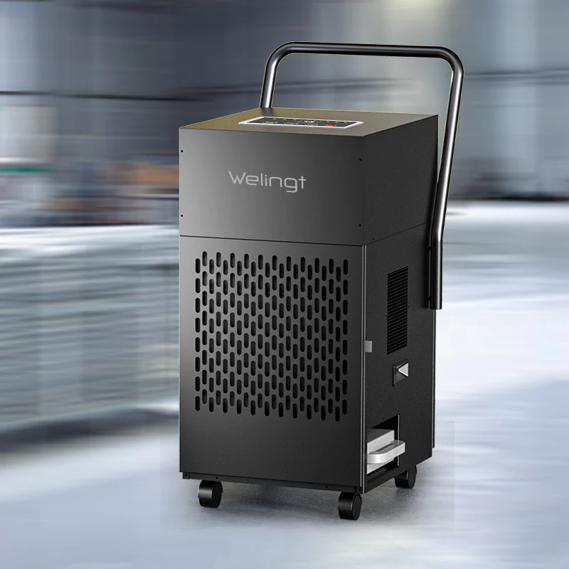 High-Power 50L Smart Automatic Defrost Commercial Adjustable Humidistat  Air Filter Warehouses Dehumidifier For Industrial