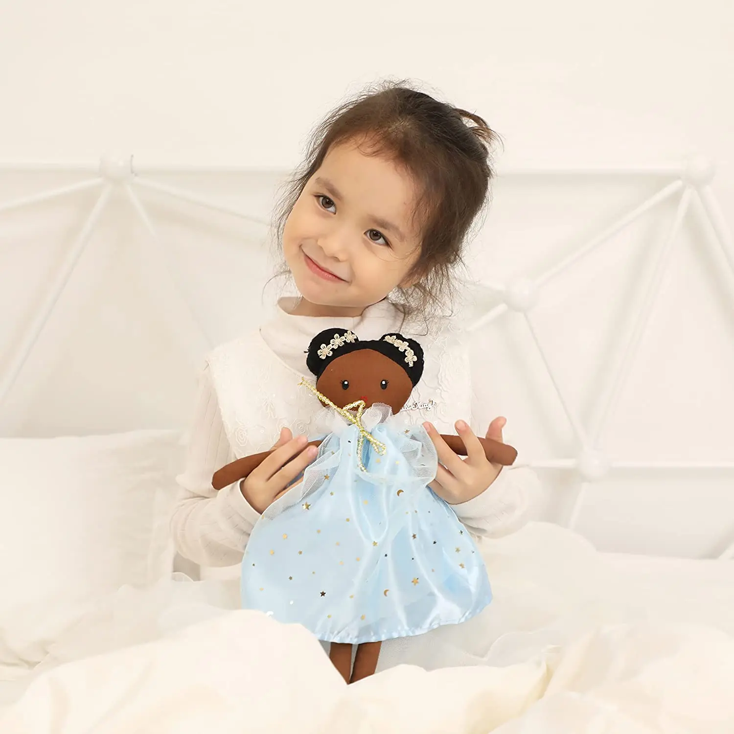 Factory 100% Cotton Made Ballerina Rag Fashion Girl Stuffed Plush Princess Dolls Ballerina Plush Doll