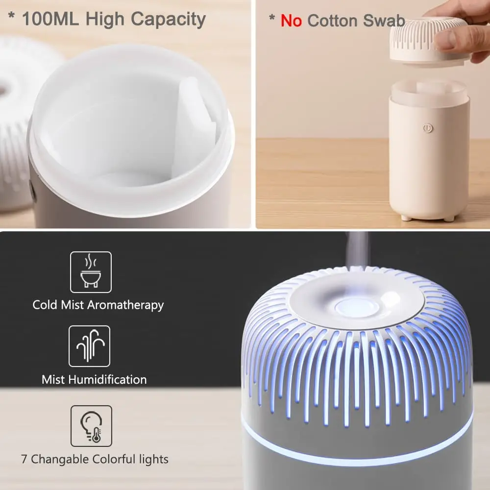 5V car aromat diffuser  Mini home desktop water humidifier Perfume essential oil diffuser atomizer