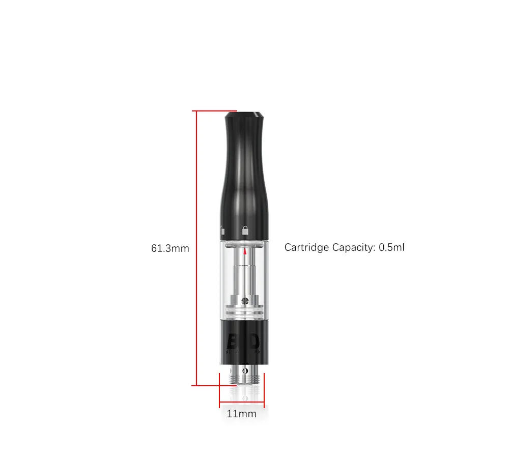 Оригинальный инновационный стеклянный атомайзер cbd с резьбой 510 заблокированные маслом бутоны v16 для вейпа керамической
