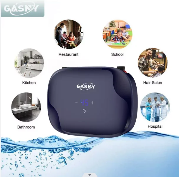 3.4KW 4.5KW 5.5KW mini kitchen tankless water heater electric instant geyser water heater