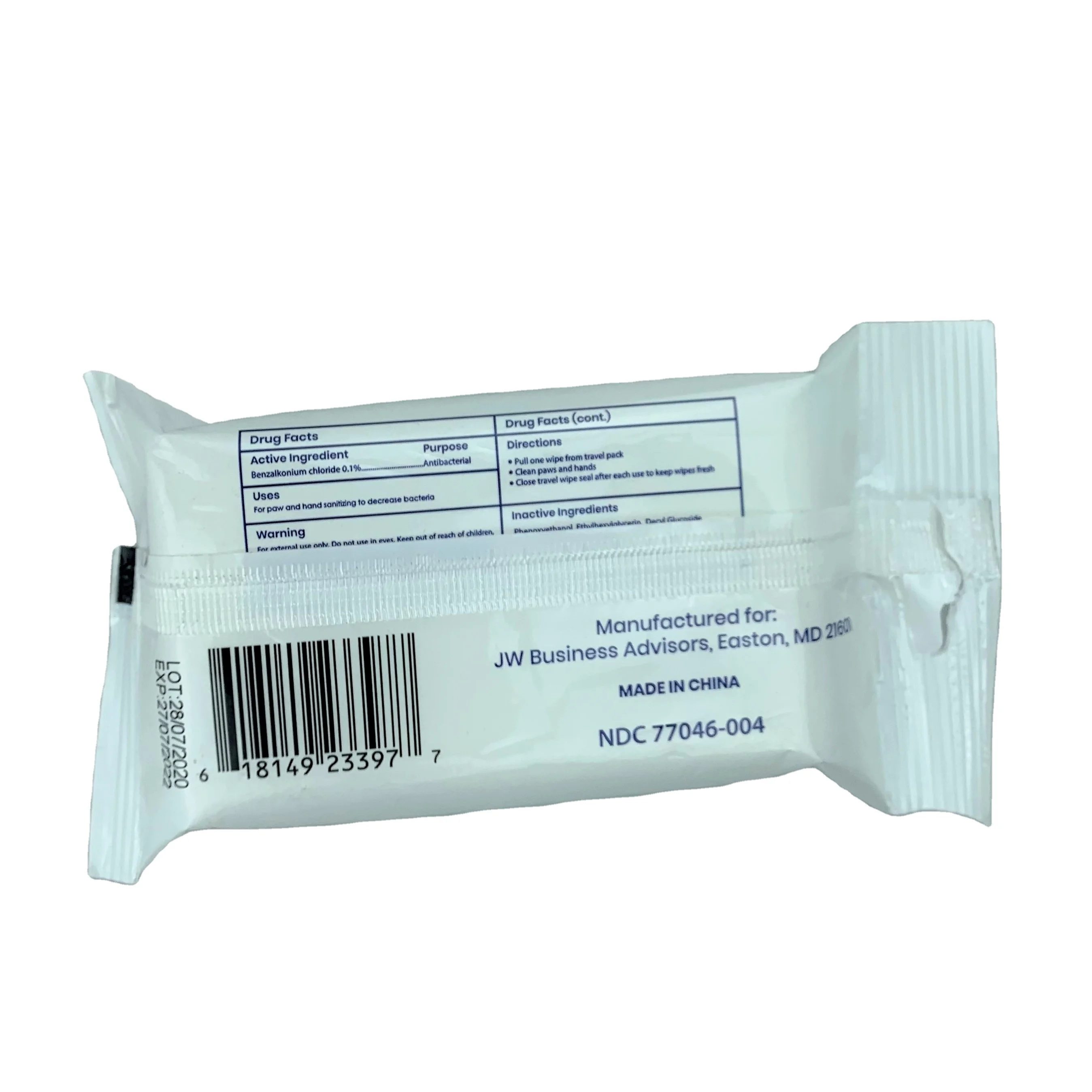 Factory custom ultra soft antibacterial care pets safely gentle pet wipes