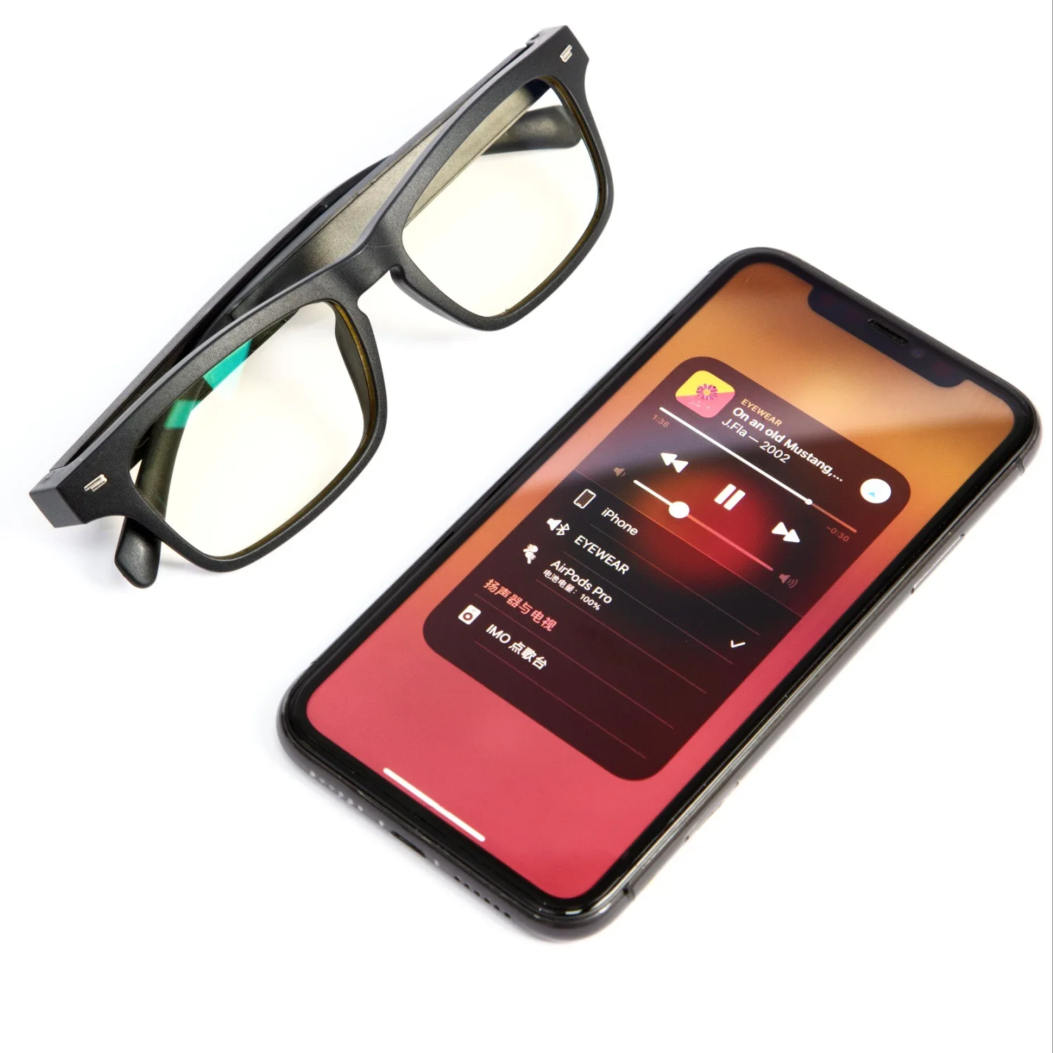 2021 New Smart Glasses Wireless Bluetooth 5.0 Hands-Free Calling Music Audio Sport Headset Eyewear Intelligent Eyeglasses