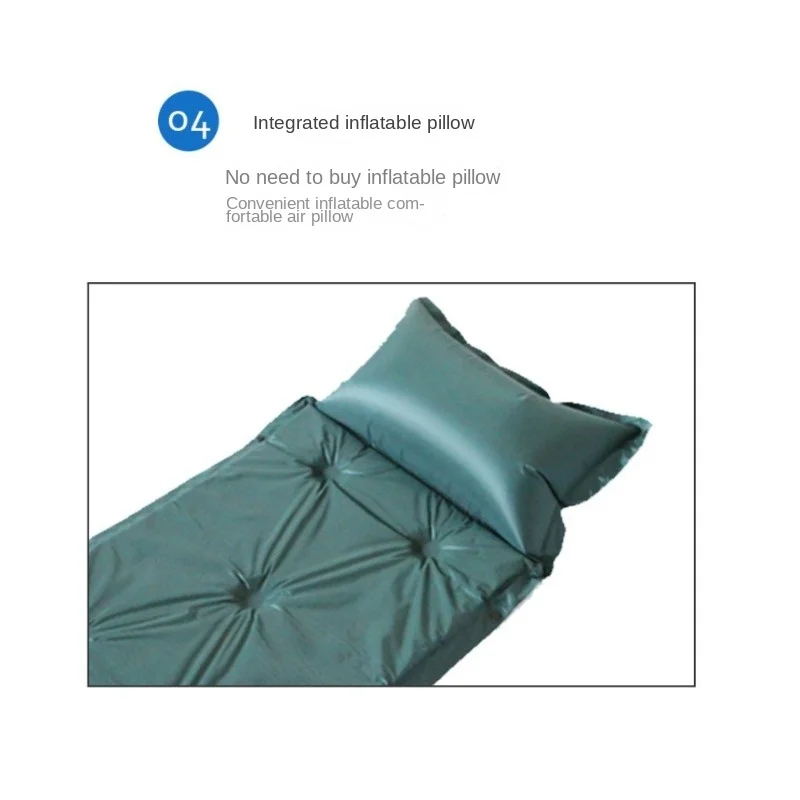 Lightweight Carrying Tent Fishing Climbing Hiking Inflatable Camping Cushion Mat Camping Outdoor Automatic Inflation Pad