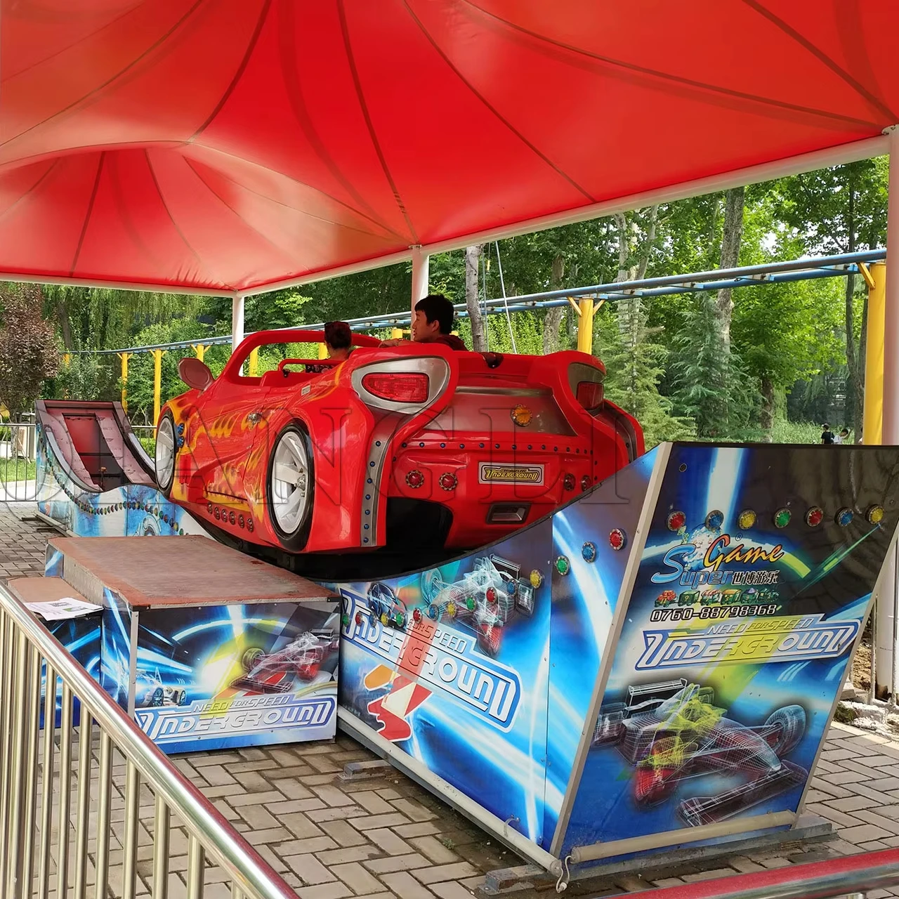 Best Price High Quality Children Double Tracks Moon Floating Car Flying Car for Sale