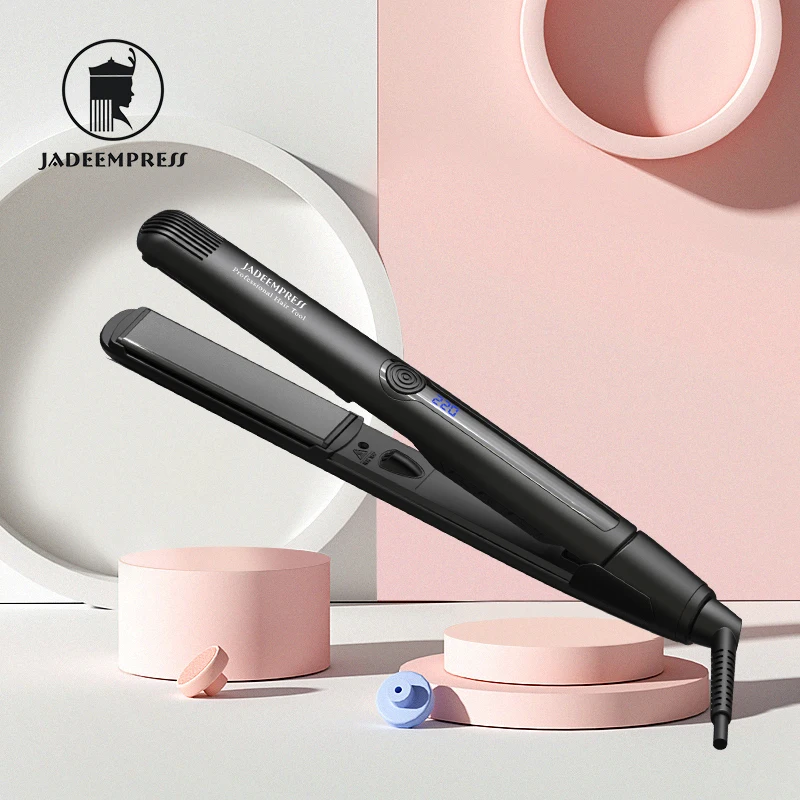 High Quality Customize Ceramic Hair Straightener Flat Irons For Home Use Private Label Iron With LCD Display