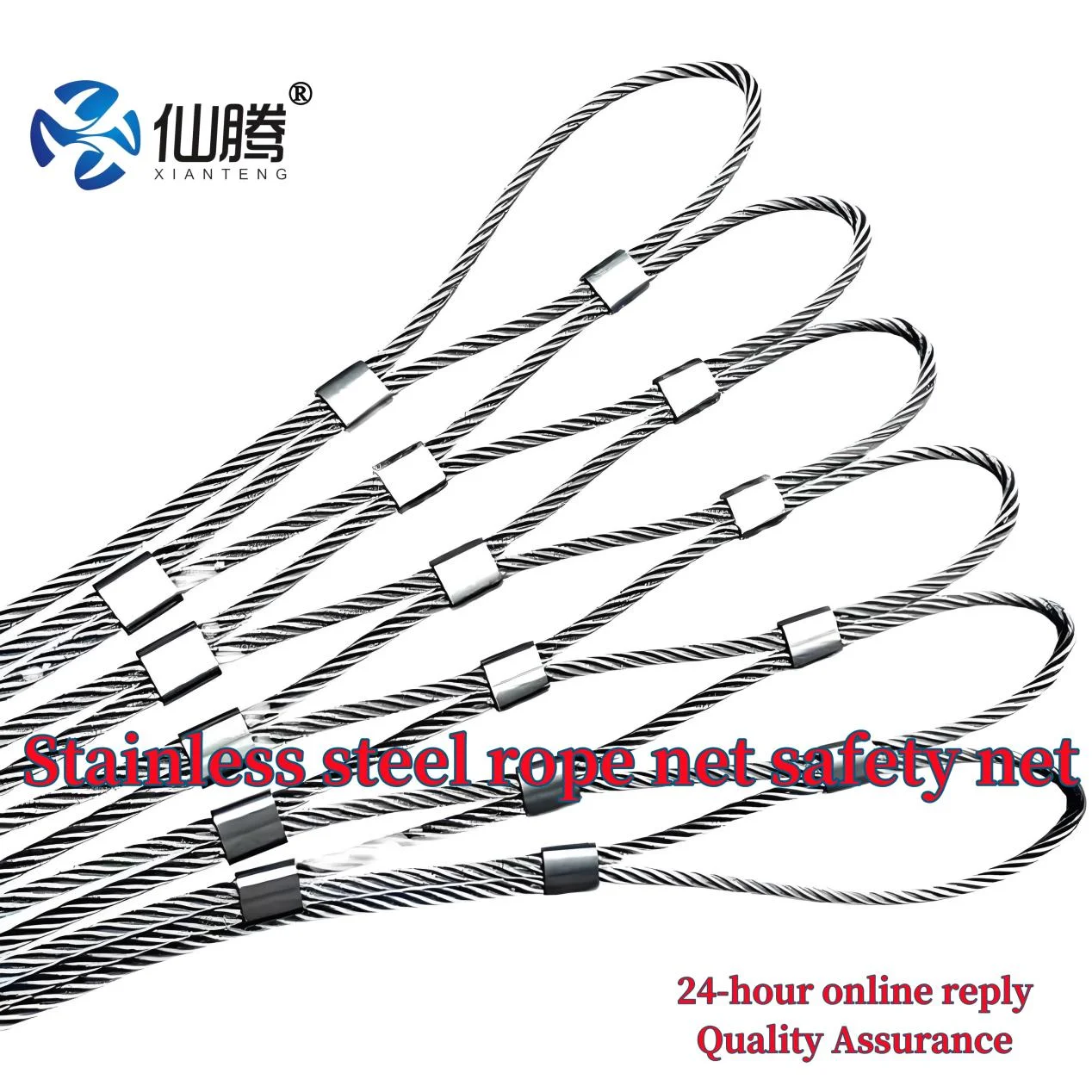 Высококачественная веревочная сетка из нержавеющей стали Ландшафтная стальная проволочная защита от падения