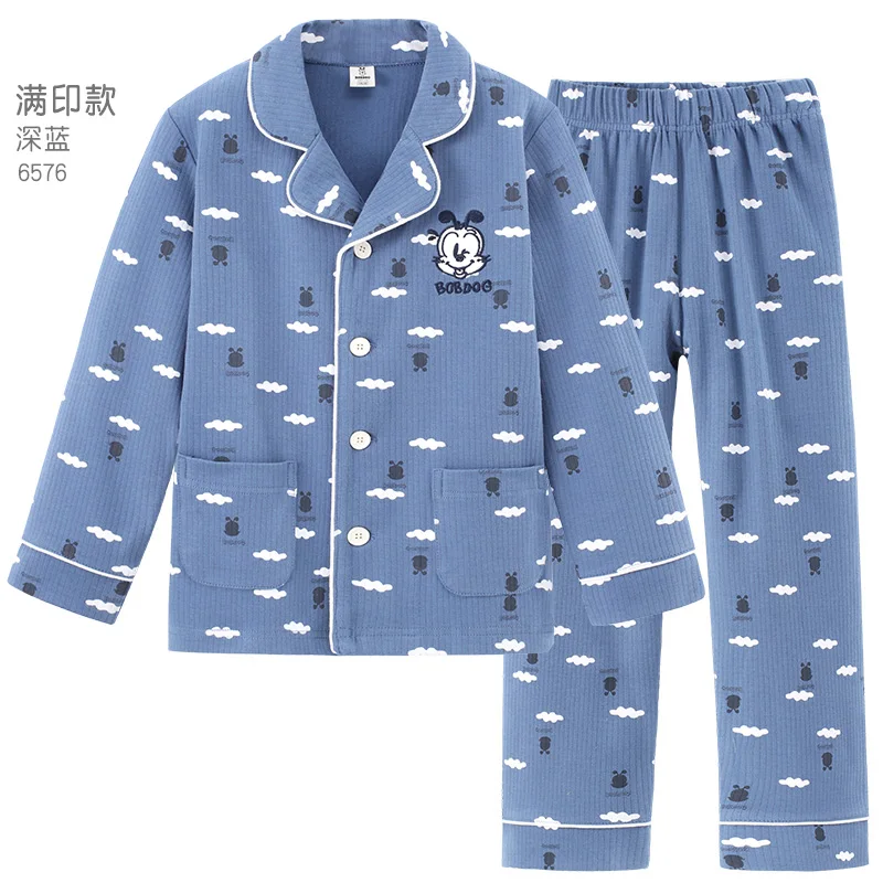 China manufacturer 2020 wholesale pure cotton kids boys children sleep pajamas