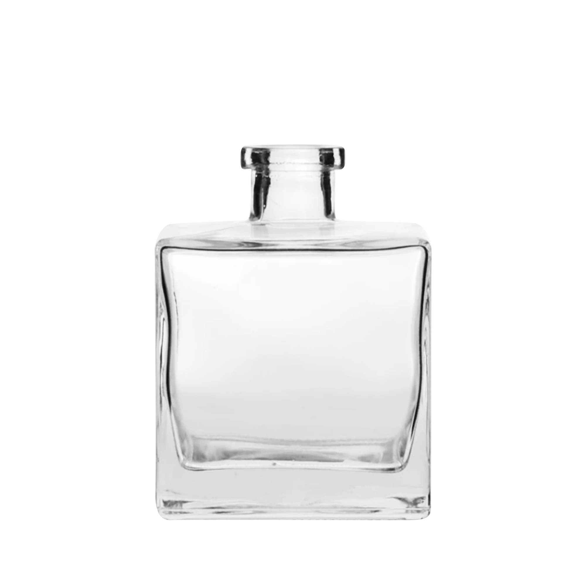 100ml 375ml 500ml 750ml custom printed clear liqueur bottle Vodka bottle with extra flint lid