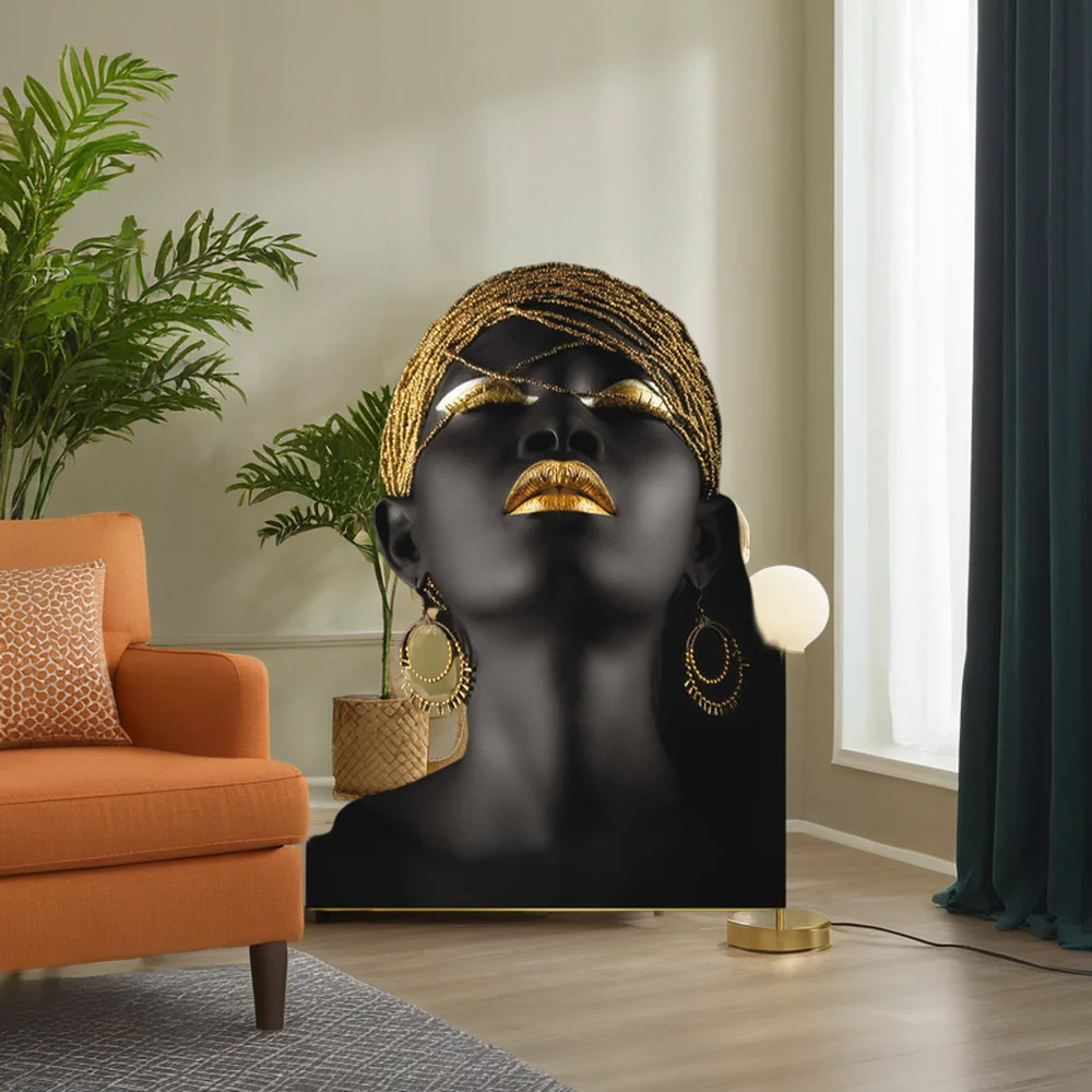 Romantic Monet-Style Square Canvas Painting China Art Portrait on Fabric Framed Printed Artwork from China