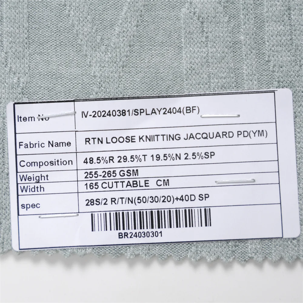 RTN LOOSE KNITTING JACQUARD PD FOR SWEATER