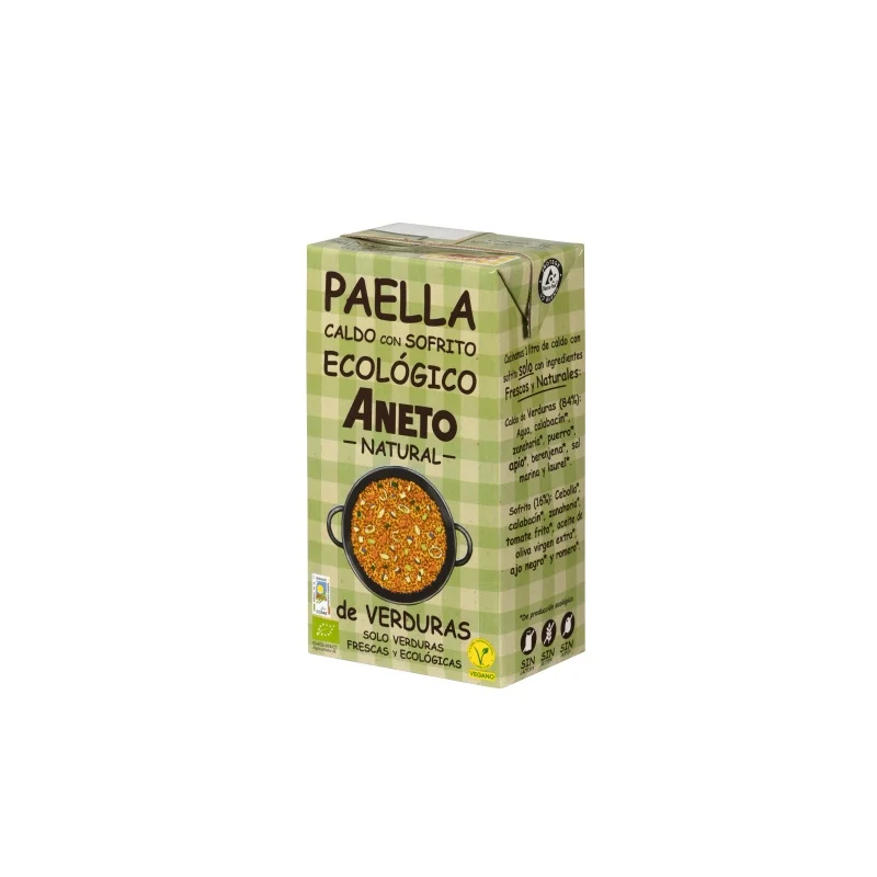 Высококачественный 6x1 л вкусный Овощной паэлья вегетарианский веганский бульон с длительным сроком хранения