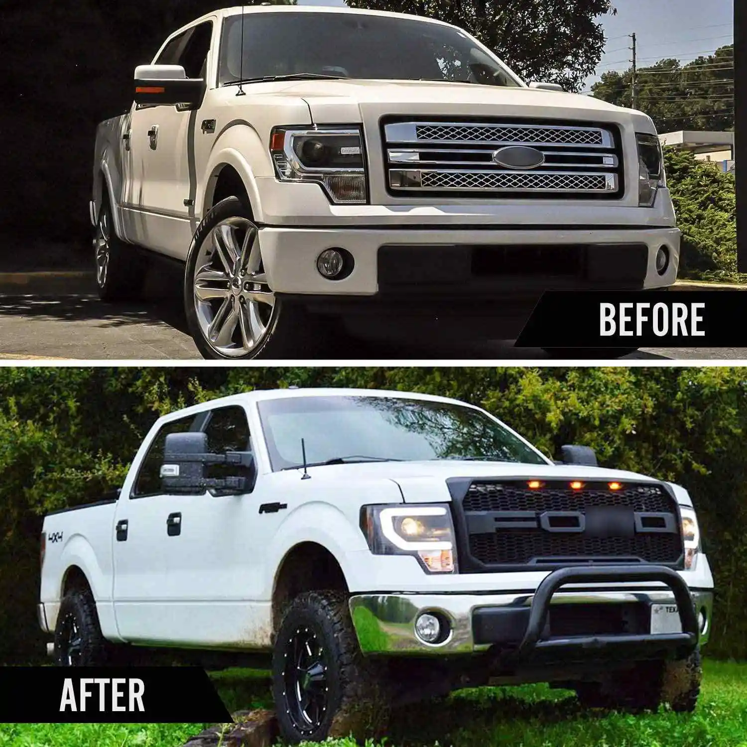 2009 2010 2011 2012 2013 2014 raptor bodykit accessories parts Front bumper grille for FORD F150