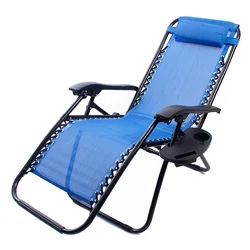 Outdoor Adjustable Folding Zero Gravity Beach Camping Chair Garden Sun Lounger Recliner Wholesale Cheap Metal Mesh Office Chairs