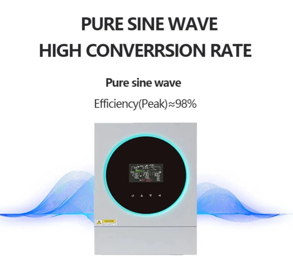 Jesudom 48VDC to 230VAC Built in WIFI 5.6KW Hybrid Off Solar Grid Inverter 120A MPPT Solar Charge Controller