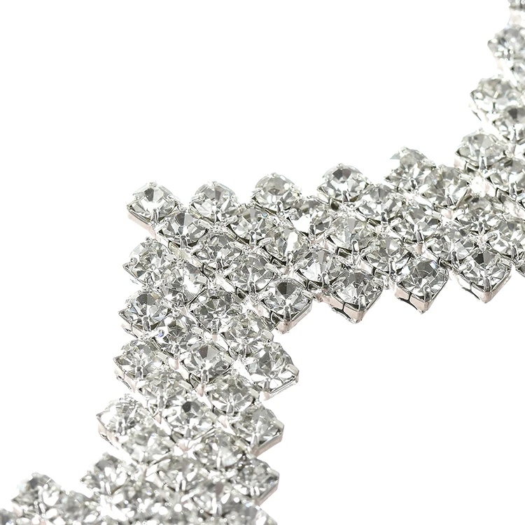 Rhinestone Chain crystal cup chain roll sexy waist chain for clothing trimming