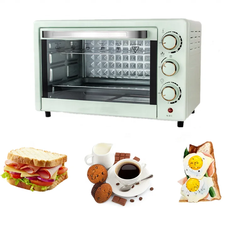Multi-purpose Home Electric stainless steel Capacity 22L Baking Ovens automatic Breakfast Machine Toaster Oven
