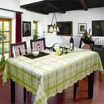 Wholesale Plastic Tablecloth 100% Waterproof Oil Proof Spill Proof PVC Table Cloth Wipe Clean Table Cover