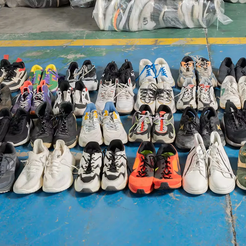 Chinese Factory Thrift Store Wholesale Kids Boys Casual Sneakers Used Shoes