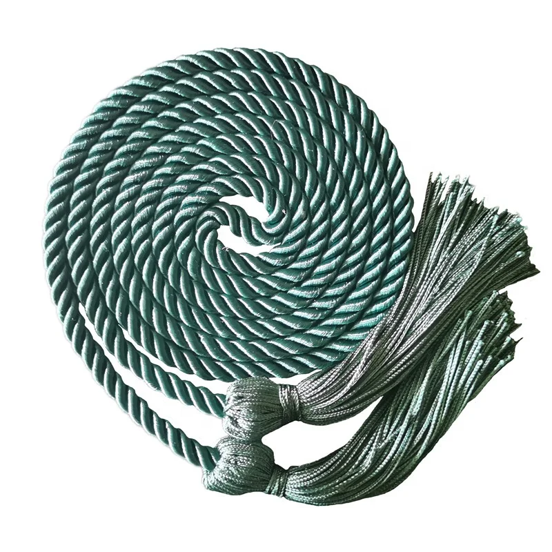 
Wholesale kelly green color graduation cords 