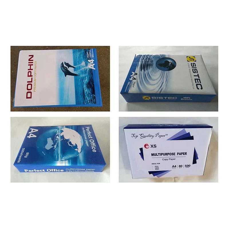 Factory price a4 size sheet white colour hard copy bond paper 80gsm for sale