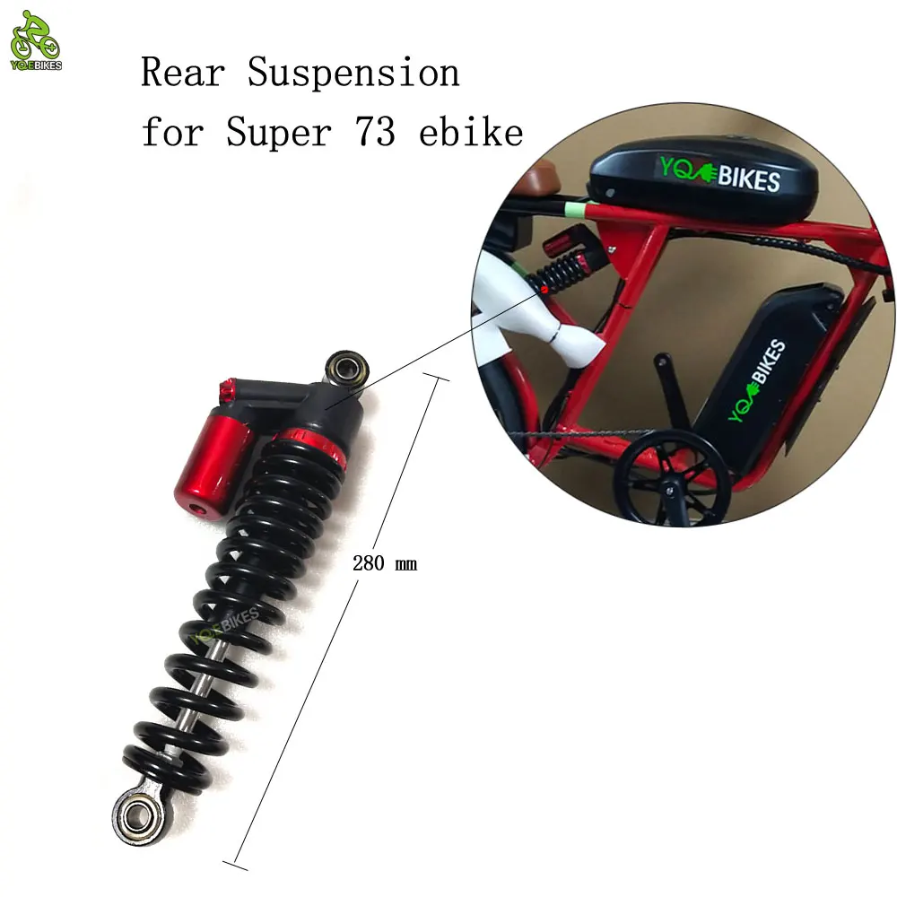 Adjustable Super High Quality Hybrid Bikes 73 RX Rear Shock 280mm Air Suspension Absorber Electric Bicycle Rear Shock Kits
