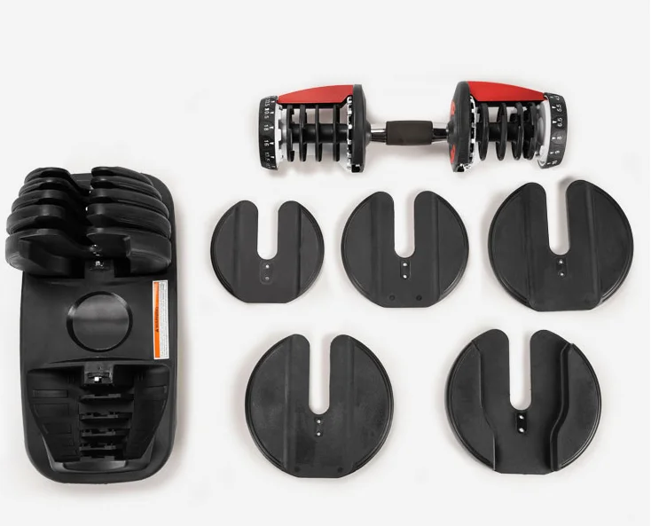 Hot selling adjustable dumbbell set 24KG gym equipment 40KG dumbbell weights