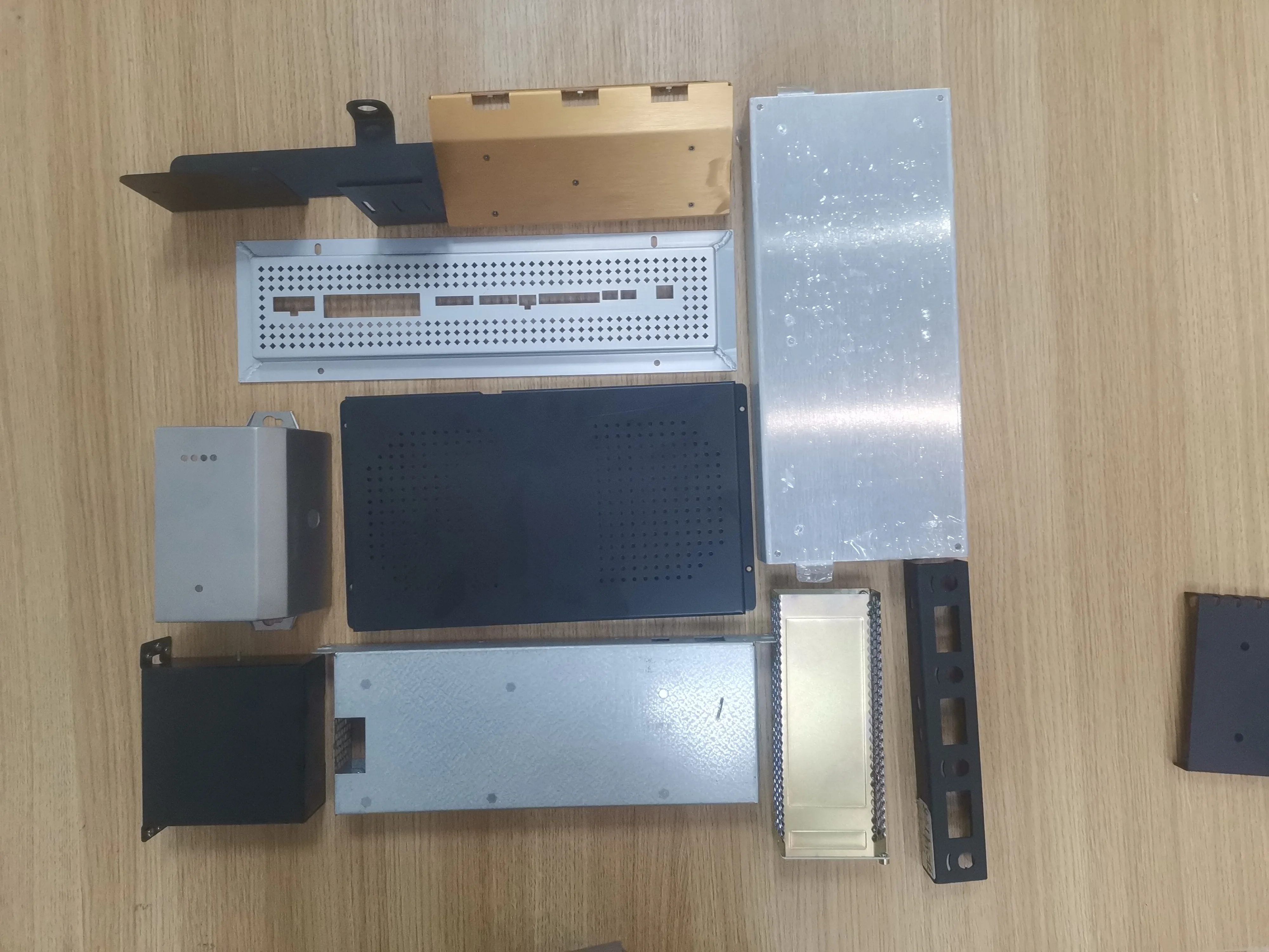 Custom Stainless Steel  Bracket Perforated Sheet Metal Fabricator