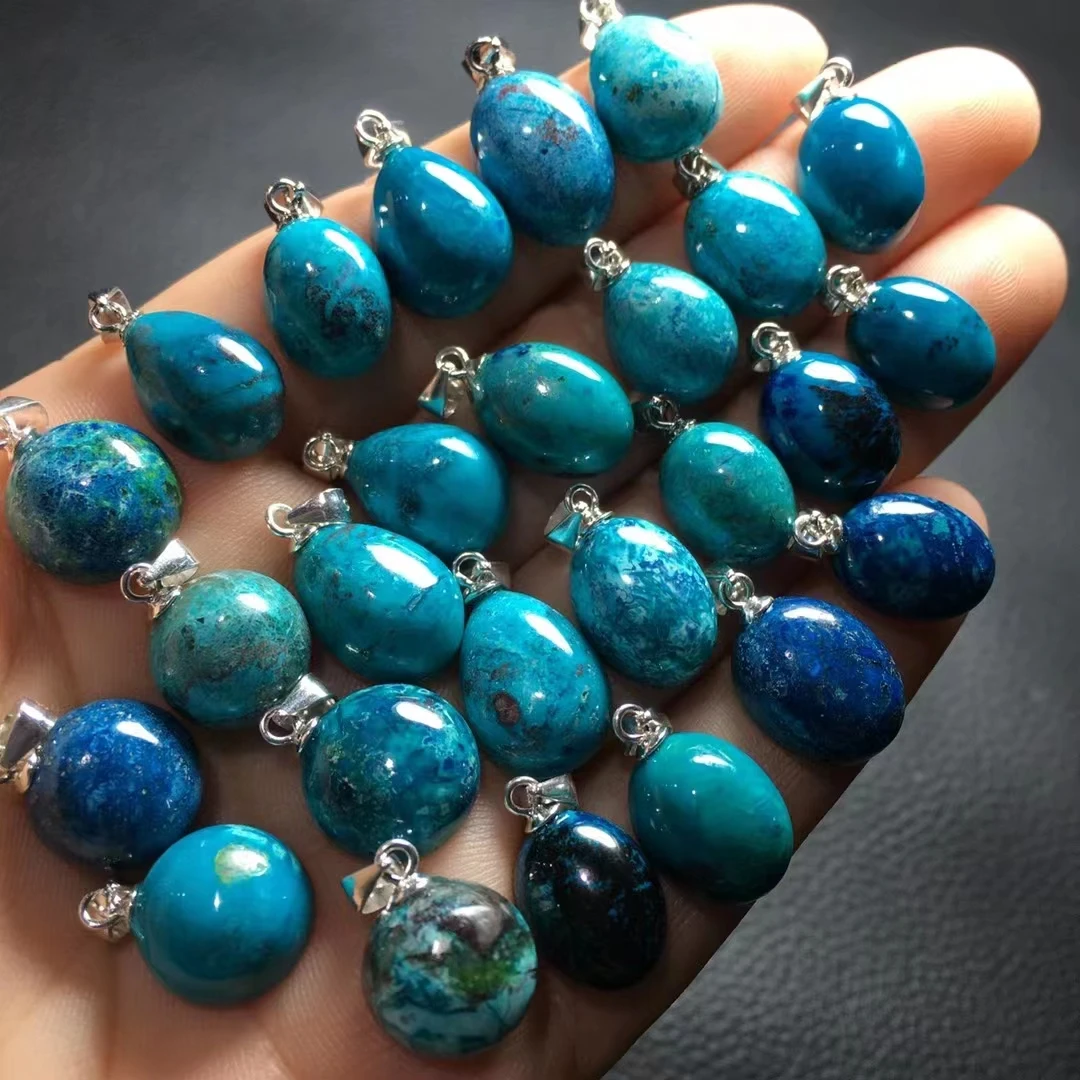 Wholesale High Quality Crystal Pendant Fynchenite Chrysocolla Phoenix Stone Pendant
