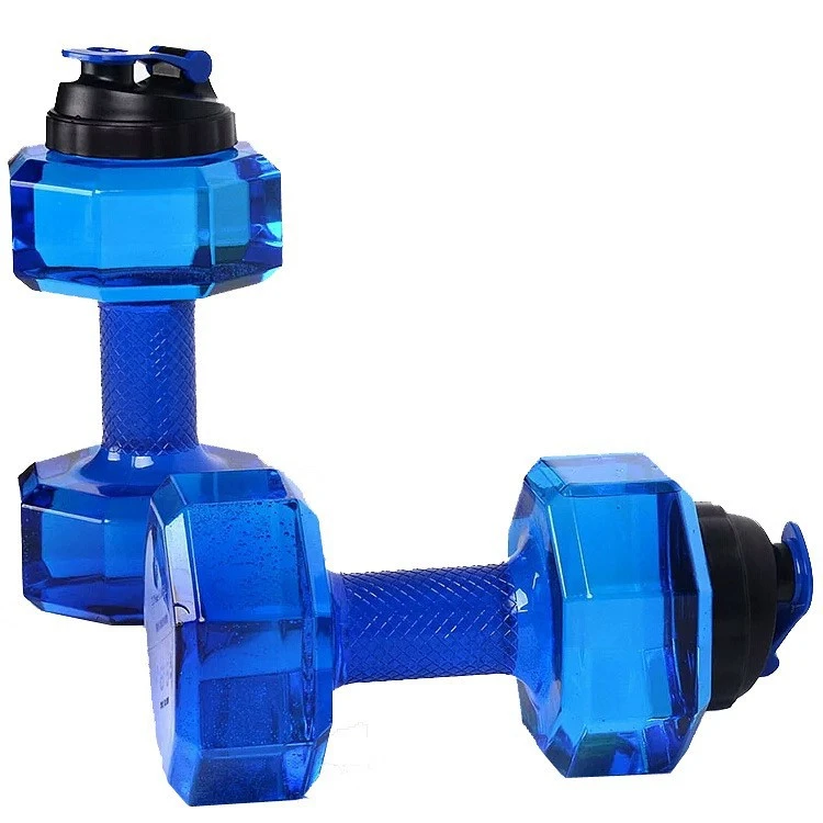 
Gym 2.5L BPA Free Creative Plastic Sports Drinking Dumbbell Shaped Kettle 