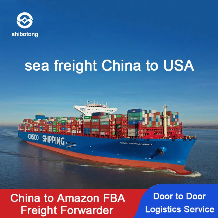 FCL LCL shipping container rates from China to USA amazon fba warehouse