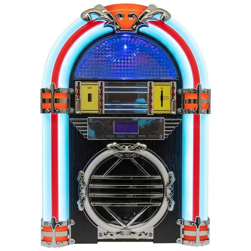 MP3 Воспроизведение FM-радио CD USB SD jukebox плеер AUX IN jack Разъем музыкальный комбинированный караоке мини