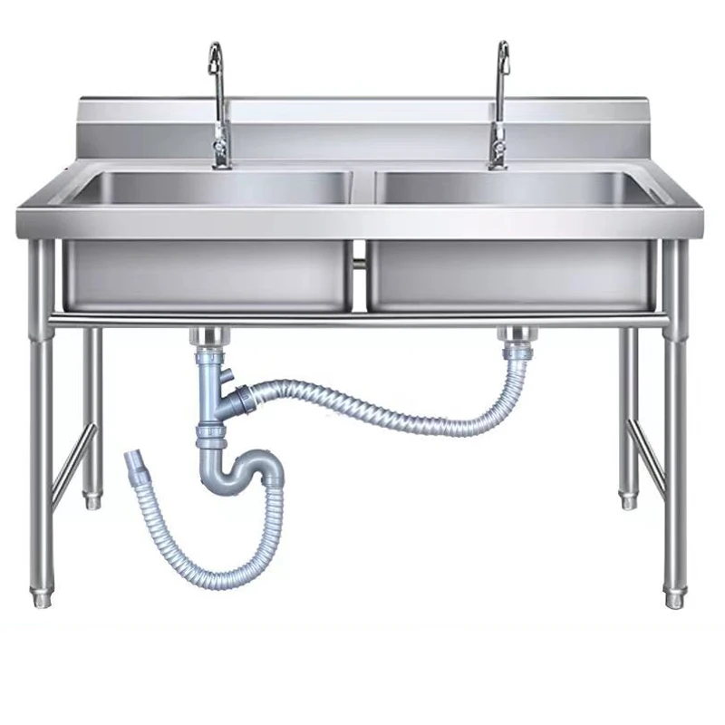 Stainless Steel Freestanding restaurant hand wash sink Restaurant Kitchen Commercial equipment