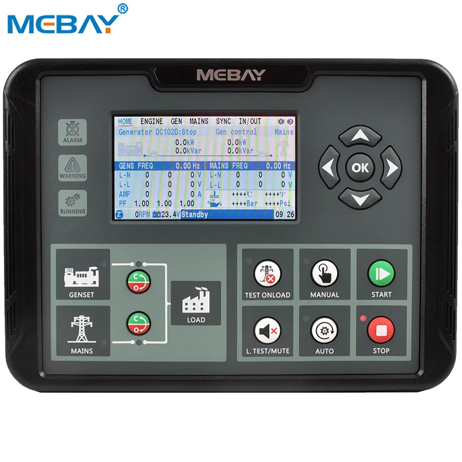 Mebay DC102D Synchronising & Load Sharing Generator Controller Parallel Control Module Replace DSE8620