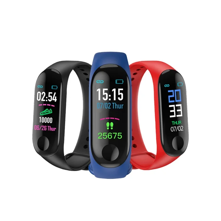 Fitness Tracker Wristbands Band Watch Smart Waterproof  Heart Rate Blood Pressure Monitor