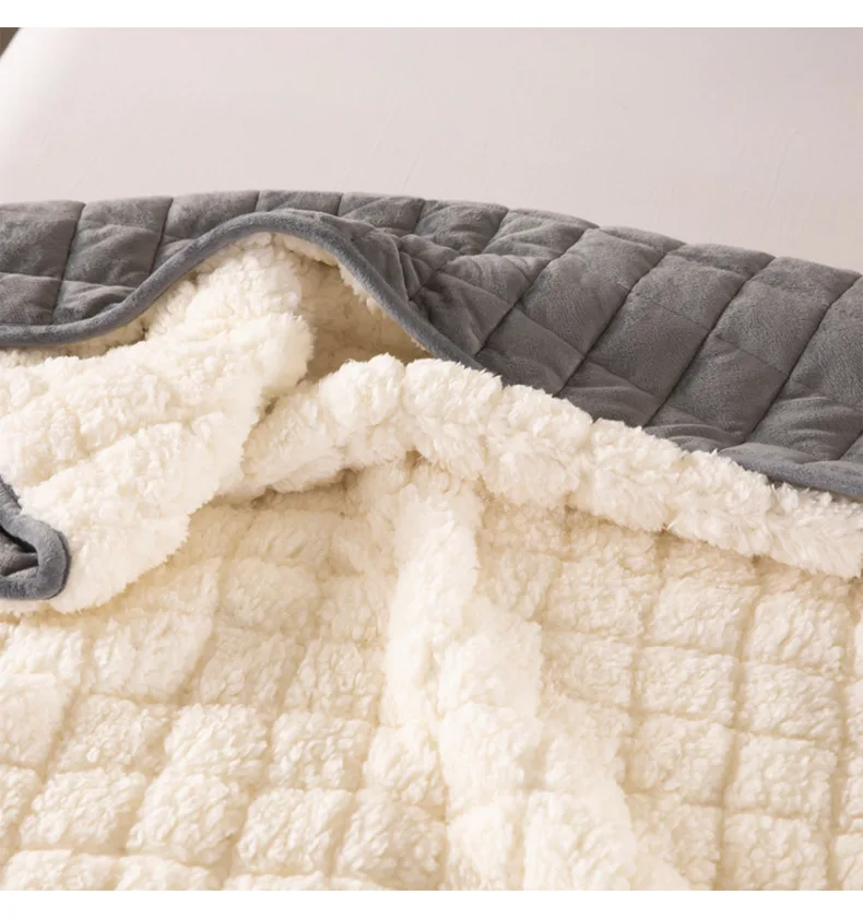 New Arrival Super Soft Fleece Cozy Plush Sherpa Winter Weighted Blanket Custom Print Fashion Luxury Soft Weighted Blanket